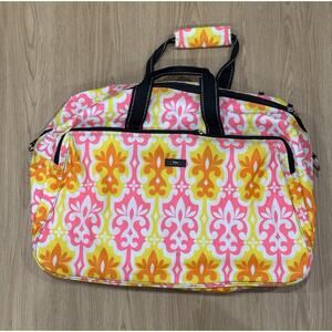 Scout Duffle Bag - White, Pink, Black and Yellow